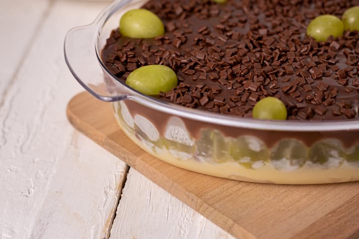 Bombom na travessa sabor Uva